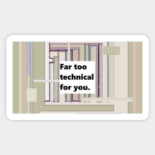 Gifts for IT, computer tech, engineer, programmer, software developer, gamer Sticker